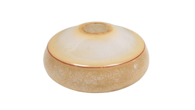 Antik lysekrone lampeglas. sunburst. Ø20cm. Centerhul 46 mm. 75 mmH