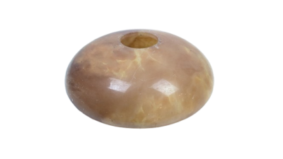 Antik lysekrone lampeglas. I marmor. Ø18cm. Centerhul 44 mm. 60 mmHøj