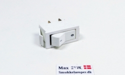 Vippe afbryder. Ubrugt. DOT T85- 82/830. 10A 250V. Reservedel