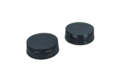 Sæt med 2 pynte propper til Bla. Verner Panton bord lamper. 1970. Til 13 mm tandskive. Afslutning.