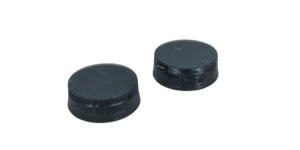 Sæt med 2 pynte propper til Bla. Verner Panton bord lamper. 1970. Til 13 mm tandskive. Afslutning.