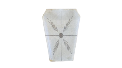 Lampeglas lanterne lysthus lampe. Mat facon slebet fra 1968. Reservedels glas.