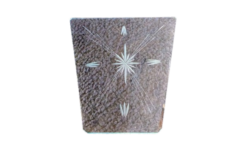Lampeglas lanterne lysthus lampe. Gennemsigtig facon slebet fra 1968.