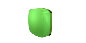 Original ny Osram Lunette vågelampe fra 1970. Grøn.