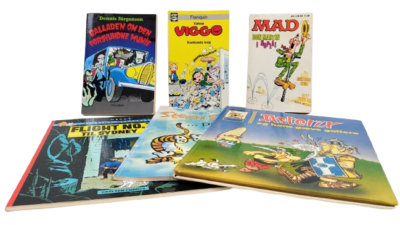 Comics, books & magazines