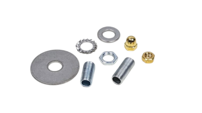 Nippelrør, møtrikker og smådele