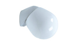 Bauhaus – Wilhelm Wagenfeld – Lindner Leuchten 1950. Porcelæn og opalglas – lys grå / hvid.