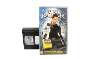 Klassisk  VHS - Tomb raider  -  2001 -   Original VHS kassettebånd.