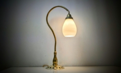 Skøn fransk Antik bordlampe 1930. Fuld restaureret. 52 cmH. Læs mere.
