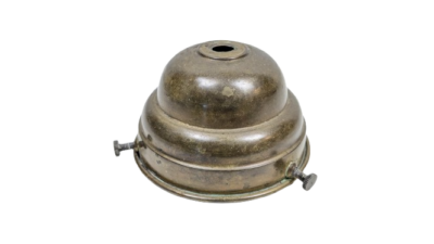 Messing glasholder til lampeglas med gribekant mellem 72-82 mm.