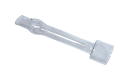 Brænderglas 14” – 266 mm høj. 54 mm bund. Sjælden. Röntgens glas