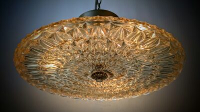 Custom unika. Møllers redesign. Ø33.Tæt til Loft plafond. Hånd samlet.