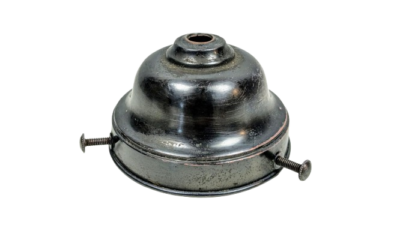 Original glasholder i ældet kobber. Gribekant mellem 72- 82 mm. 1920.