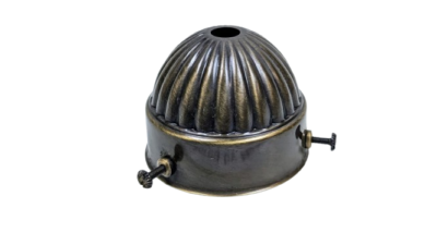 Original glasholder i bronze lakeret romersk stil. Gribekant mellem 52- 57 mm. 1960.