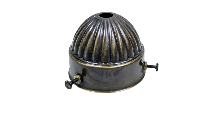 Original glasholder i bronze lakeret romersk stil. Gribekant mellem 52- 57 mm. 1960.