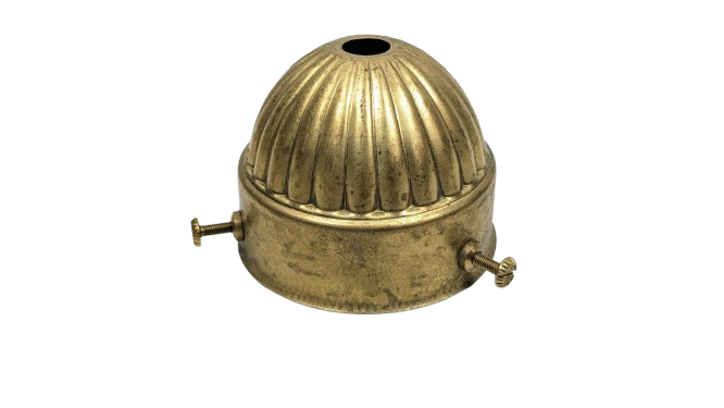 Glasholder i romersk stil mat messing. Gribekant mellem 52- 57 mm. 1960.