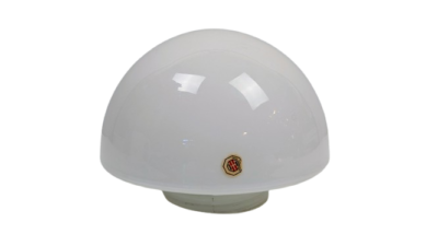 Dansk odreco halvcirkel opal lampeglas med M85 gevind til IFØ ophæng m.m