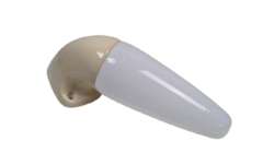 Sigvard Bernadotte badeværelses lamper i Beige porcelæn. IFØ6035.