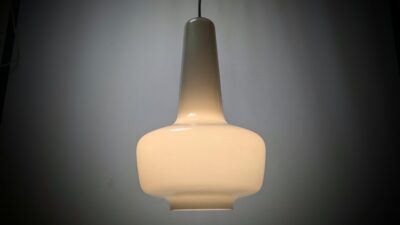 Dansk design 1964. Kastrup Glasværk. Grey. 40cmH. Nyt el. Excellent condition. Pickup only