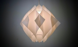 Ikea Butterfly pendel i plast. 2010. Ø32. Nyt el.