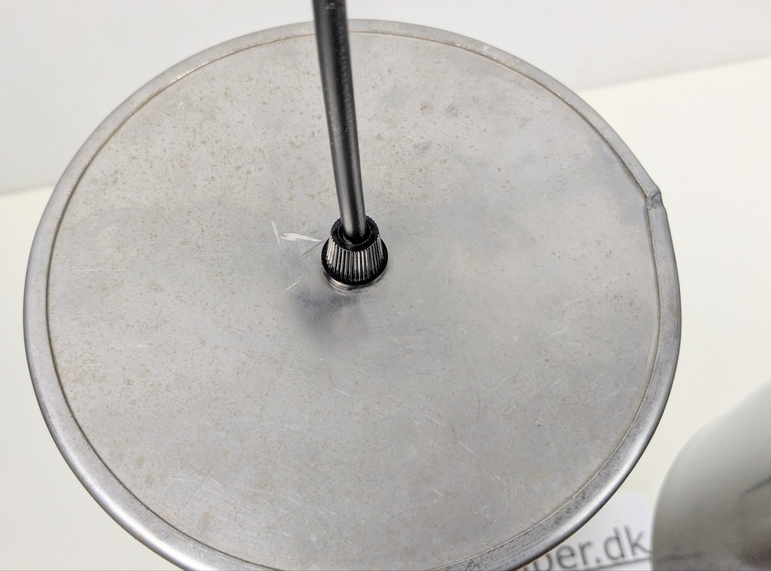 Sæt med 3 Custom raw TUBE lamps. Patineret stål. Ø16. 23cmH. Nyt el