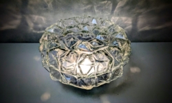 Skøn stor plafond med klart smukt glas. Ø29. 17 cm dyb.