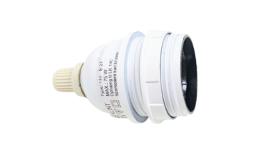 Original LE KLINT Fatning 140, E27 uden afbryder hvid - Second hand