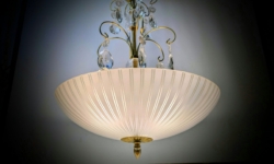 Luksuriøs storslået barok Hall lysekrone. Orrefors fra 1930. Restored. Pickup only.