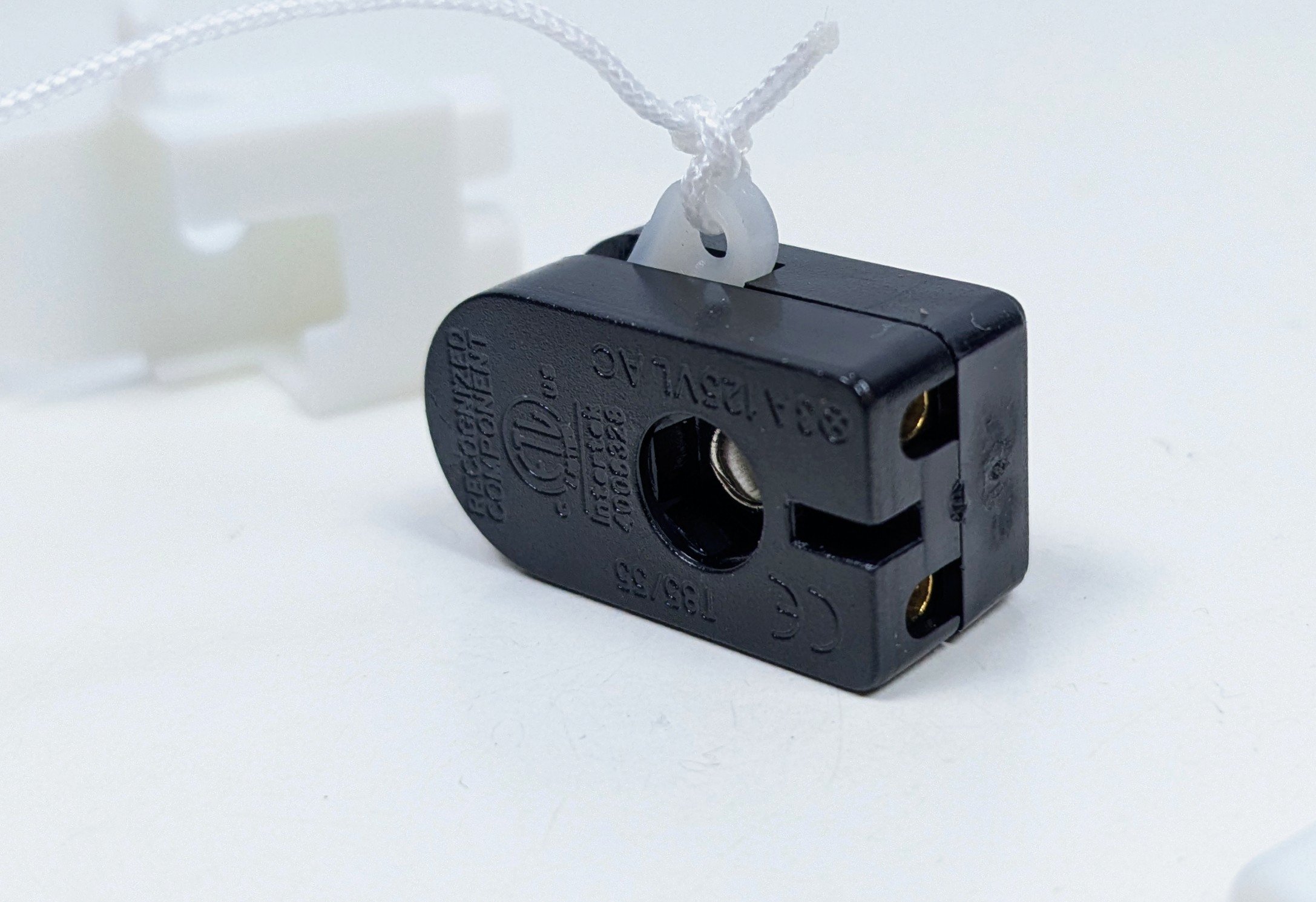 Træk fjederafbryder 1 polet. Arkitektlampe. PH hat, Louis Poulsen m.fl.