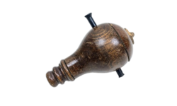 Original Louis Poulsen korrespondance afbryder fra 1910. Antik. Med brugsspor. I træ.