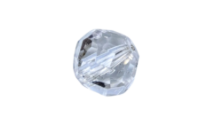 Krystal kugle prisme til lysekrone. 18mmH. 20 mmB. 40 facet slebne sider.