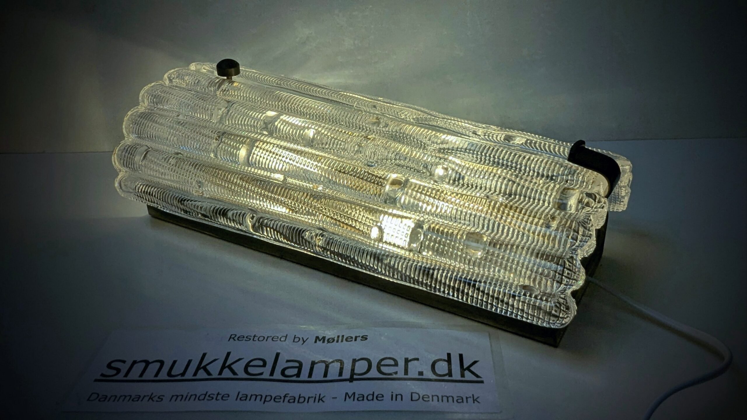 Original Orrefors lampeglas til LYFA 44 43 001.40 0. Reservedel. 5 kilo glas