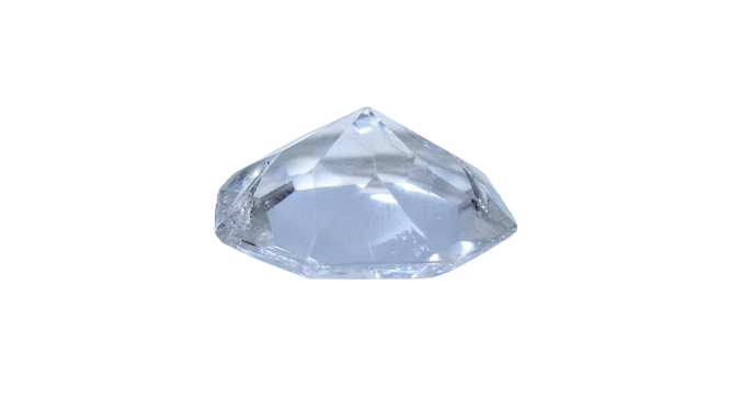 Krystal prisme til lysekrone. 30mmH. 27 mmB. 33 facet slebne sider. Brilliant Octogons