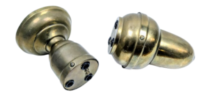 Original dansk antik hejseværk i messing. 1910. K.J København.