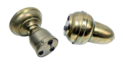 Original dansk antik hejseværk i messing. 1910. K.J København.