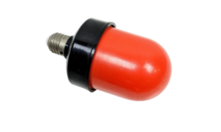 Mørkekammer lampe 1950. Orangerød. E27. Bakelit. Original.