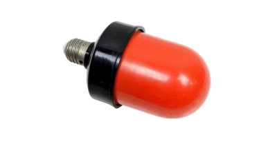 Mørkekammer lampe 1950. Orangerød. E27. Bakelit. Original.