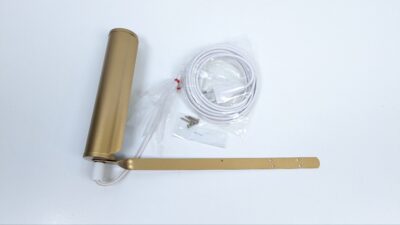 Ny ubrugt Maleri / Reol belysnings armatur fra 1970. Skærm 185 mm. Komplet