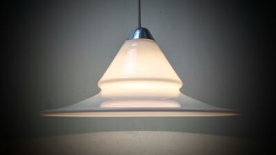 Royal Copenhagen/ Holmegaard. 1980. Model opus.  1,5 kilo glas. Ø34. Nyt el