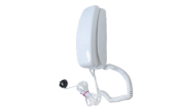 Ny hvid væg telefon fra ca. 1990. STM-899 T/P.