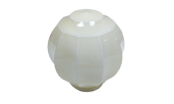 Sandfarvet paraply  lampeglas med M85 gevind til IFØ ophæng m.m