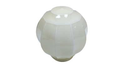 Sandfarvet paraply  lampeglas med M85 gevind til IFØ ophæng m.m