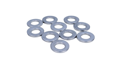 Lampeskive M4,3 mm hul. Ø8,6 mm. Forhøjelse af design lamper med søjle rør montering. 10 stk pakning.