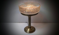 Custom art deco unika bordlampe. Nyt el.m.m. 33cmh