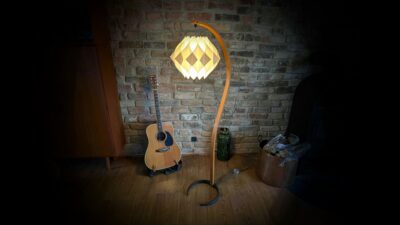 Caprani og Schiøler i dansk harmoni. Dansk design Gulvlampe. 152 cm Høj. Pickup only