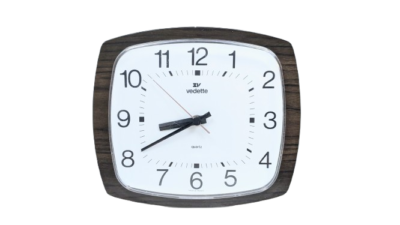 Skønt fransk køkkenur fra 1970. Vedette. 25x22 cm. Klassisk design