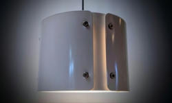 Sjælden Modern Space age spisebord lampe fra 1980. Nyt el. Ø30. MCM. Excellent condition.