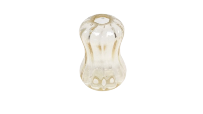 Original Svensk Orrefors glas til lysekrone 1930. Lys Rav farvet.