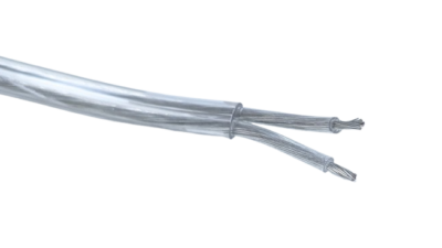 Flad oval Transparent ledning 5 meter. Interiør de luxe style
2x0,75 mm2.