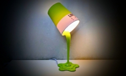 Pop Art bordlampe – “CMYK Lime Green” – 40 cm – design fra Balvi Barcelona